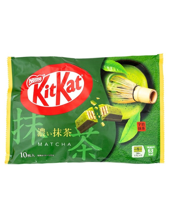 Kitkat mini sabor matcha 10 uds.