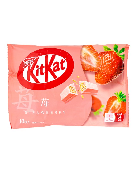 Kitkat mini sabor fresa 10 uds