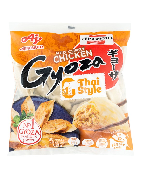 Gyozas de pollo sabor curry rojo thai (AJINOMOTO) 600g (30ud)