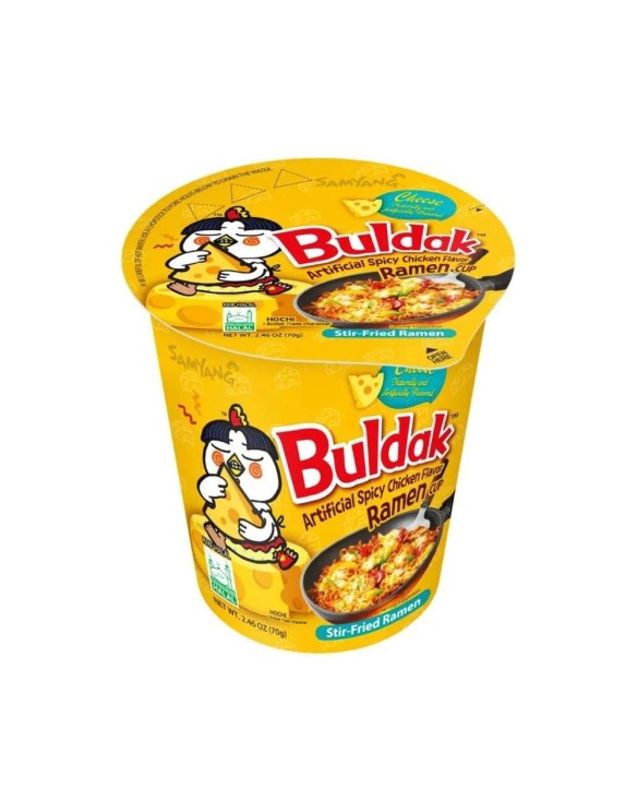 Fideos instantáneos sabor queso cup (SAMYANG) 70g