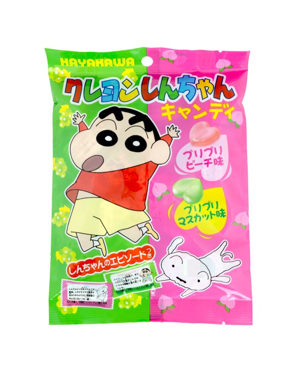Caramelos Sabor Uva y Melocotón Shin Chan (HAYAKAWA) 80g