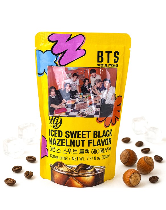 Café negro dulce helado sabor avellana (HY BTS) 230ml