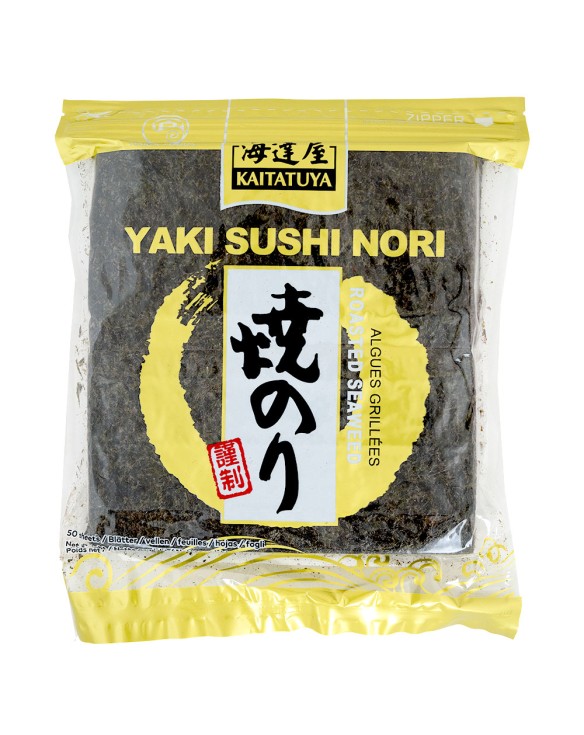 Algas Nori Kaitatuya para Sushi Gold 50 hojas