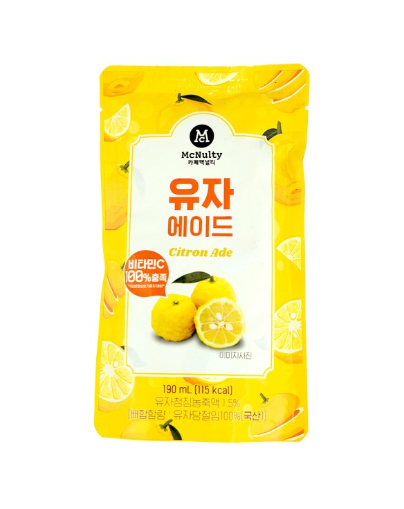 Bebida con sabor a cidra coreana (MCNULTY) 190ml