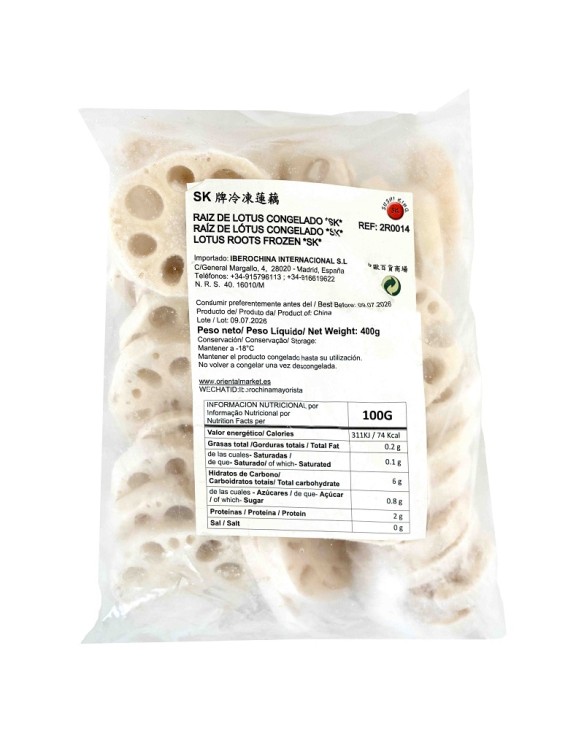 Raiz de lotus congelada sk 400g