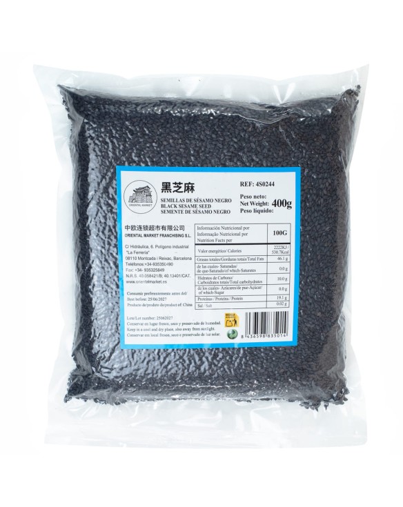 Semilla de sésamo negro (OM) 400g