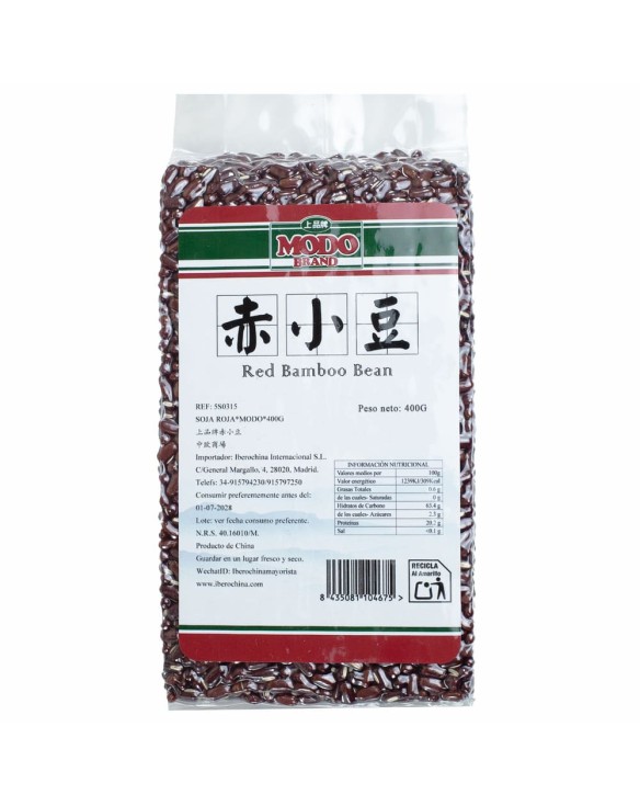 Soja roja adzuki (MODO) 400g