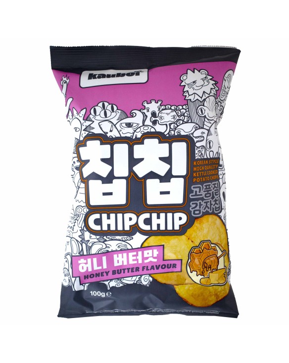 Patatas fritas artesanales sabor a mantequilla de miel (KAUBOI) 100g