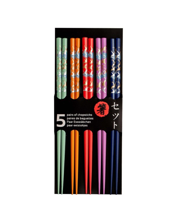 Palillo Colores 22,5cm 5 pares