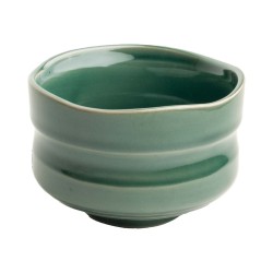 Cuenco para te de porcelana 9,5x6cm "Verde"