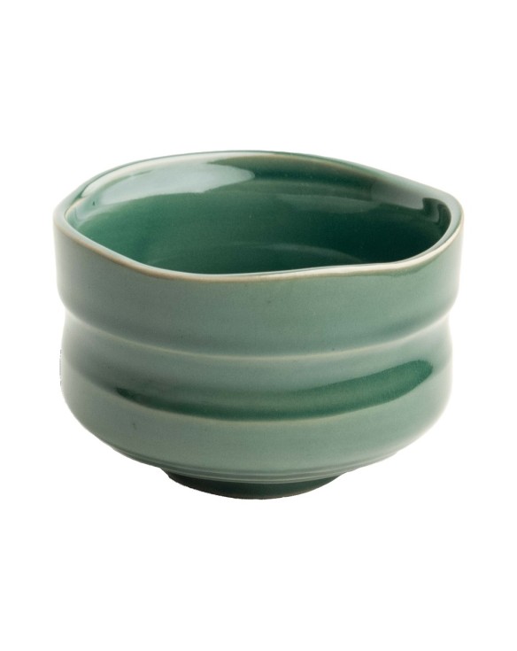Cuenco para te de porcelana 9,5x6cm "Verde"
