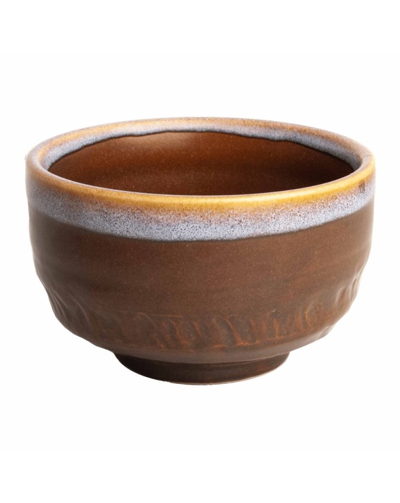 Cuenco para te de porcelana 12x8cm "Chocolate"