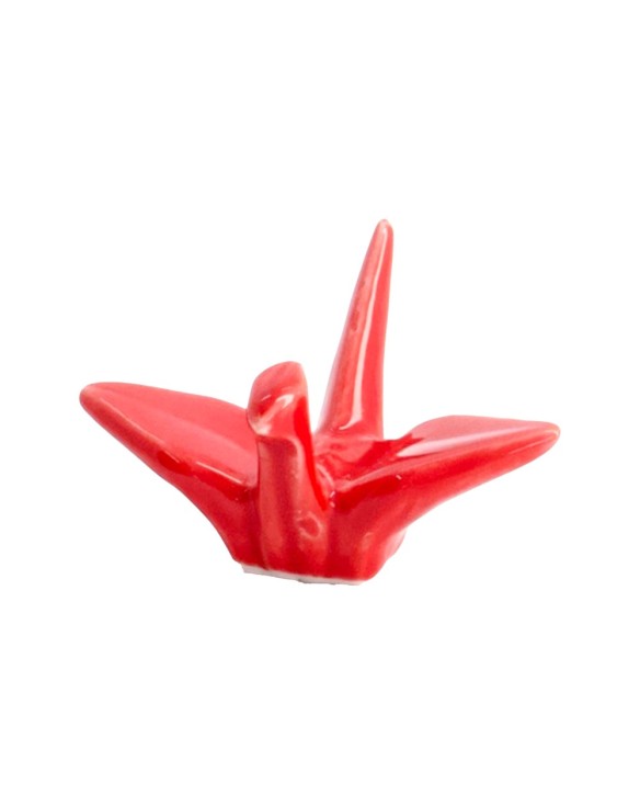 Soporte para palillos "Grulla roja"