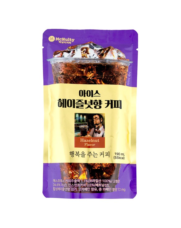 Café ice americano sabor a avellana (MCNULTY) 190ml