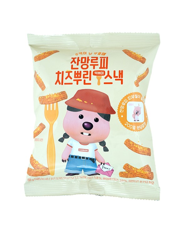 Snacks zanmangrRupy cheese topokki 80g