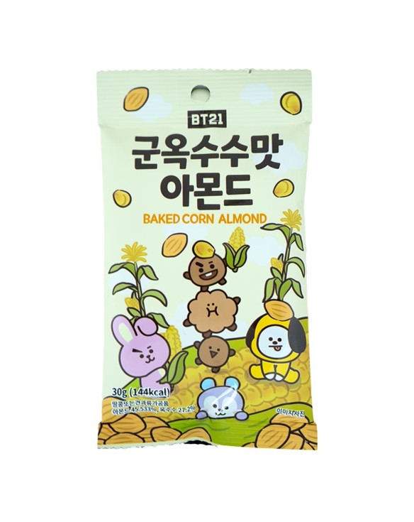Almendra con sabor a maíz horneado 30g