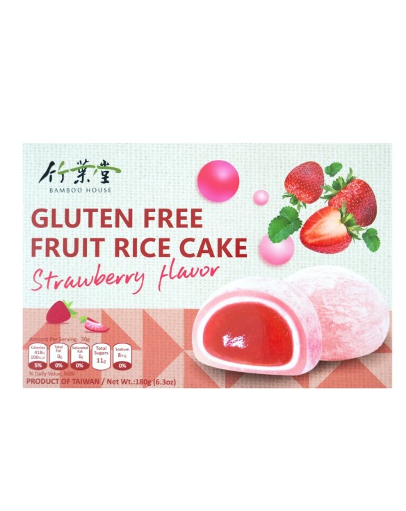 Mochi fresa sin gluten (BAMBOO HOUSE) 180g (6 uds)