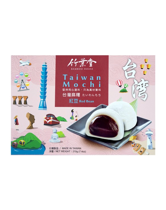 Mochi taiwan soja roja (BAMBOO HOUSE) 210g (6uds)