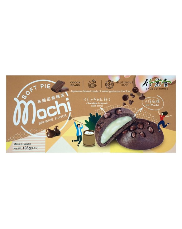 Mochi brownie (BAMBOO HOUSE) 108g (6 uds)