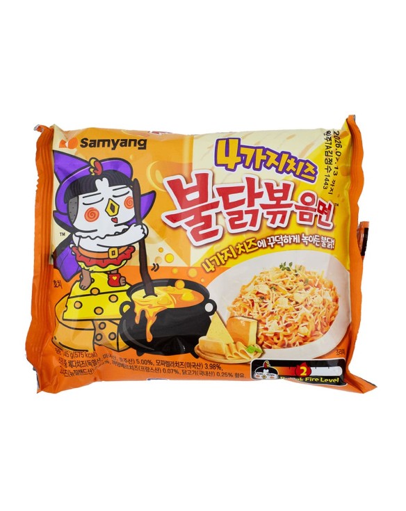 Ramen buldak 4 queso multi (SAMYANG) 145g