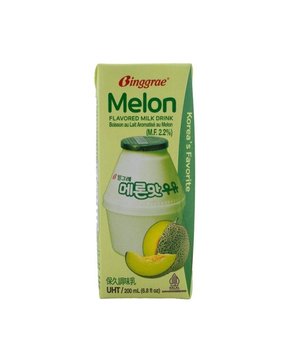 Bebida de leche con melón (BINGGRE) 200ml