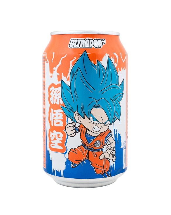 Bebida con gas sabor fresa y plátano (Goku-DRAGON BALL SUPER) 330ml