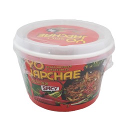 Fideos coreanos japchae...
