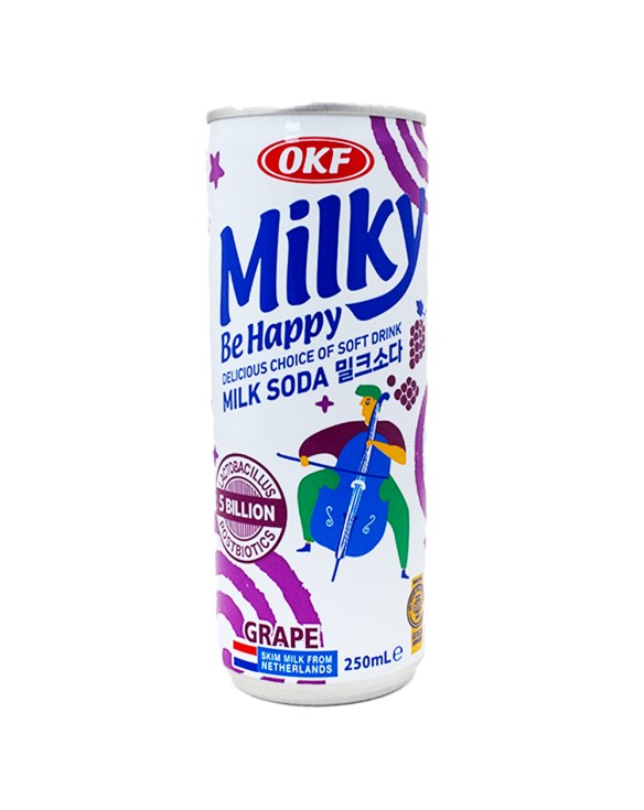 Bebida milky be happy uva (OKF) 250ml