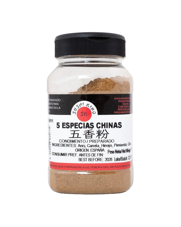 Bote de 5 especias chinas en polvo Sk 150g