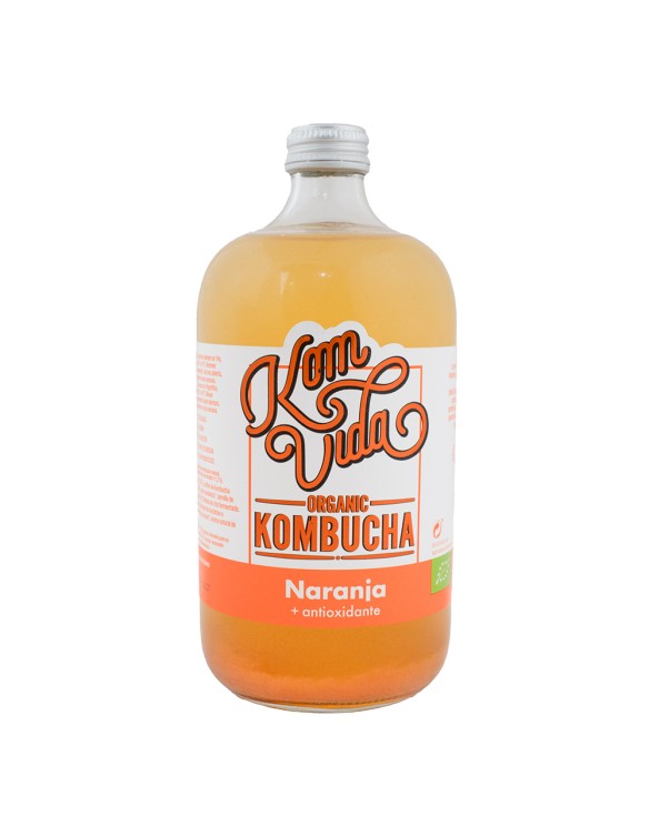 Bebida kombucha naranja (KOMVIDA) 750ml