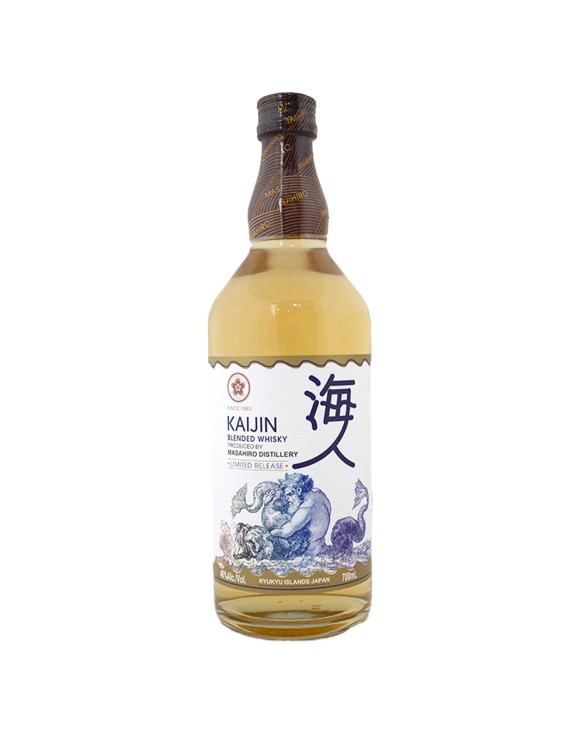 Whisky blended japonés (KAIJIN) 70cl (Alc.40%)