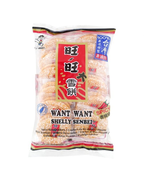 Galleta de Arroz picante (WANT WANT) 150g