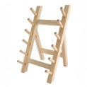 EXPOSITOR P/CUCHILLOS MADERA 6 uds.