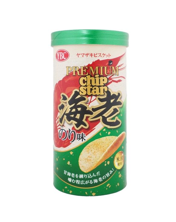 Patatas chips star sabor gambas y alga nori (YBC) 45g