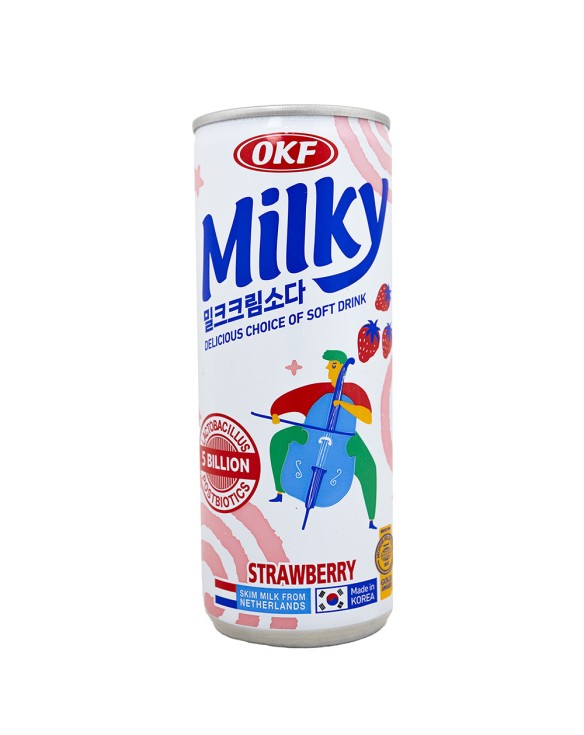 Bebida milky be happy fresa (OKF) 250ml