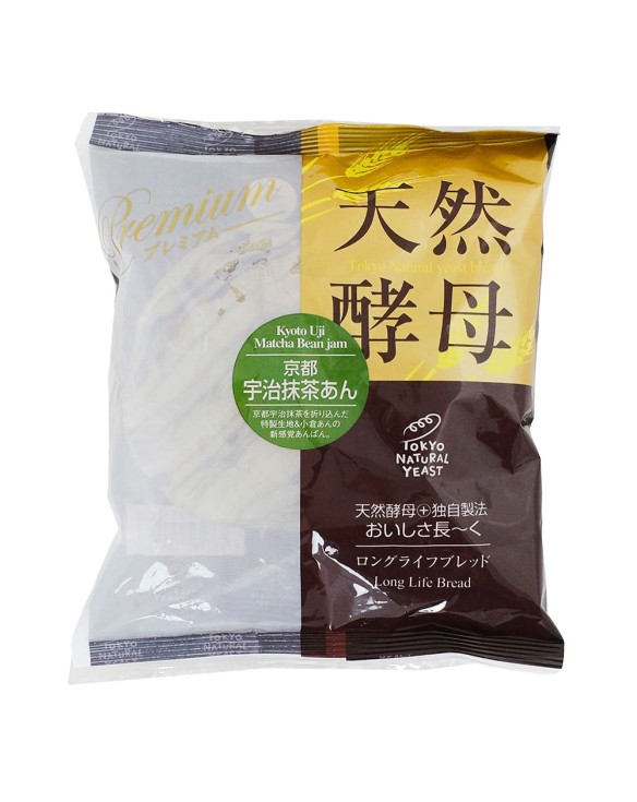 Pan de levadura natural uji matcha 95g