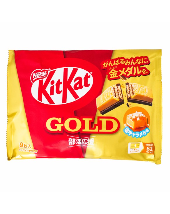 Kitkat s/caramelo salado chocolate (NESTLE) 104,4g (9p)