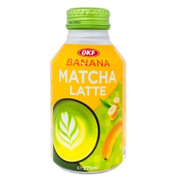 Bebida matcha latte...