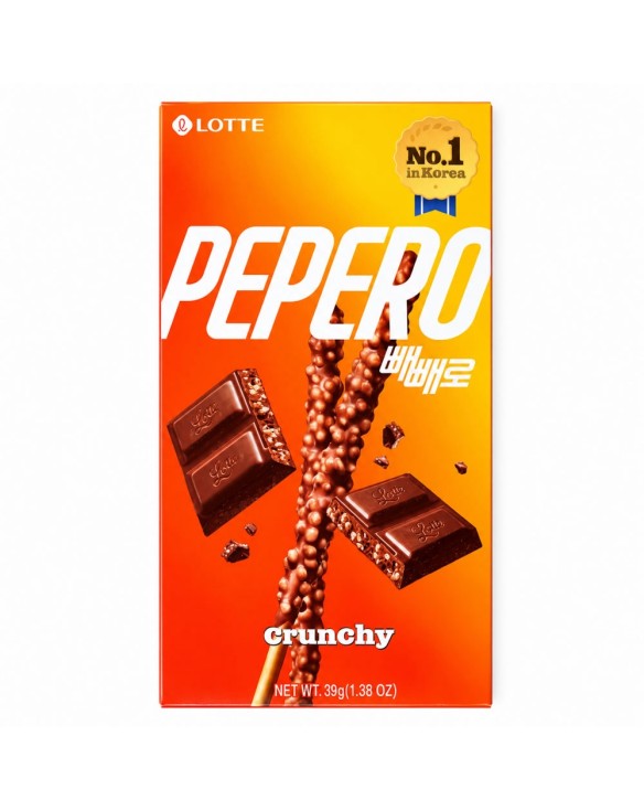 Palitos crunky recubierta de chocolate PEPERO (LOTTE) 32g