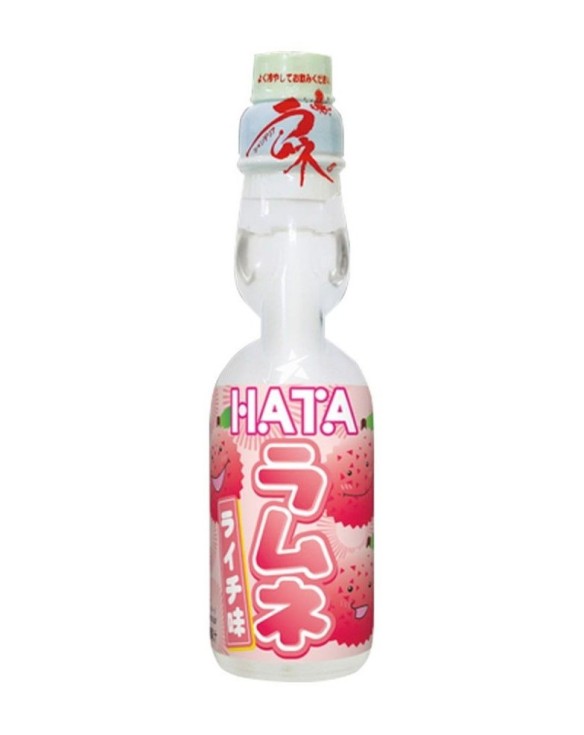 Compra ONLINE Bebida Gaseosa Lychee (HATA RAMUNE) 200ml - Asian Origins