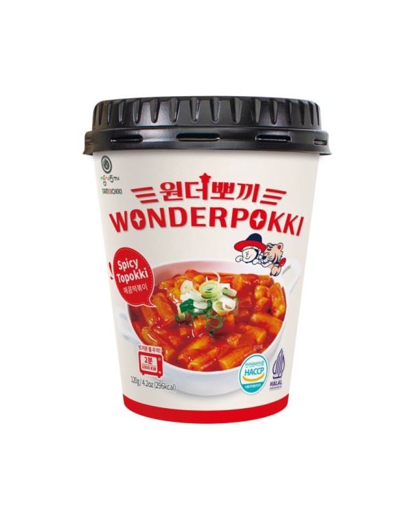 Tteokbokki con salsa tradicional picante 120g