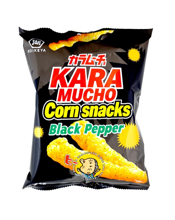 Patatas Karamucho de maíz sabor a pimienta negra (KOIKEYA) 65g
