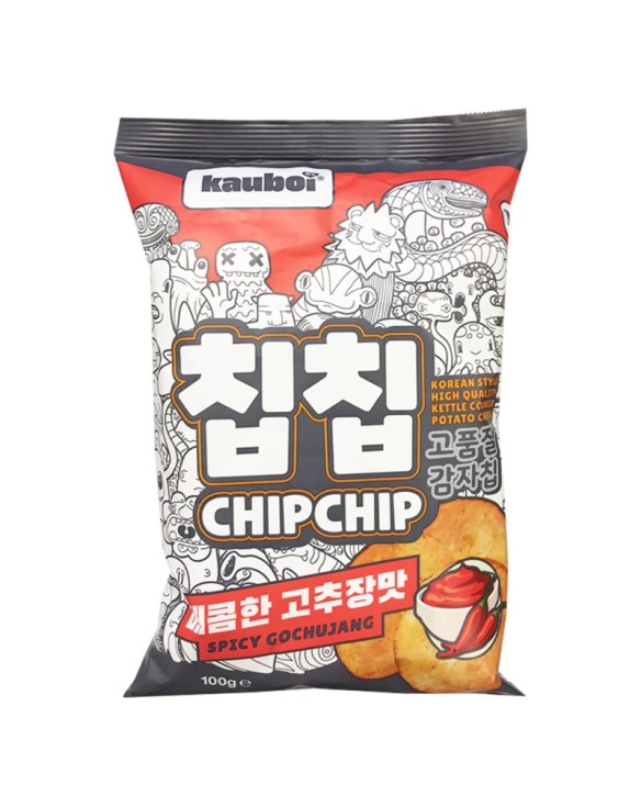 Patatas fritas artesanales sabor a Gochujang (KAUBOI) 100g
