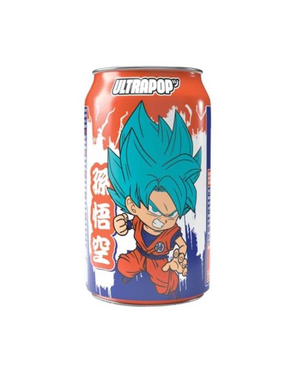 Bebida con gas sabor fresa y plátano (Goku-DRAGON BALL SUPER) 330ml