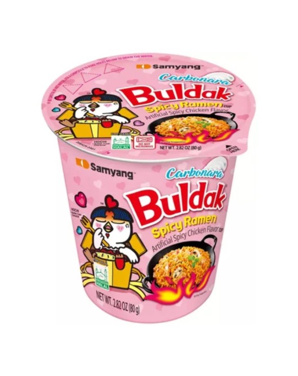 Cup BULDAK sabor carbonara (SAMYANG) 80g