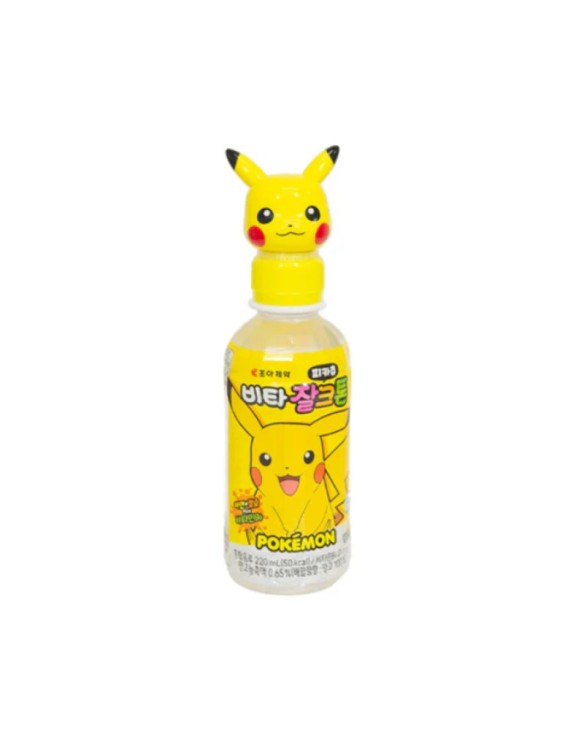 Bebida gaseosa sabor mango con Pikachu (VITA JALKTON) 220ml