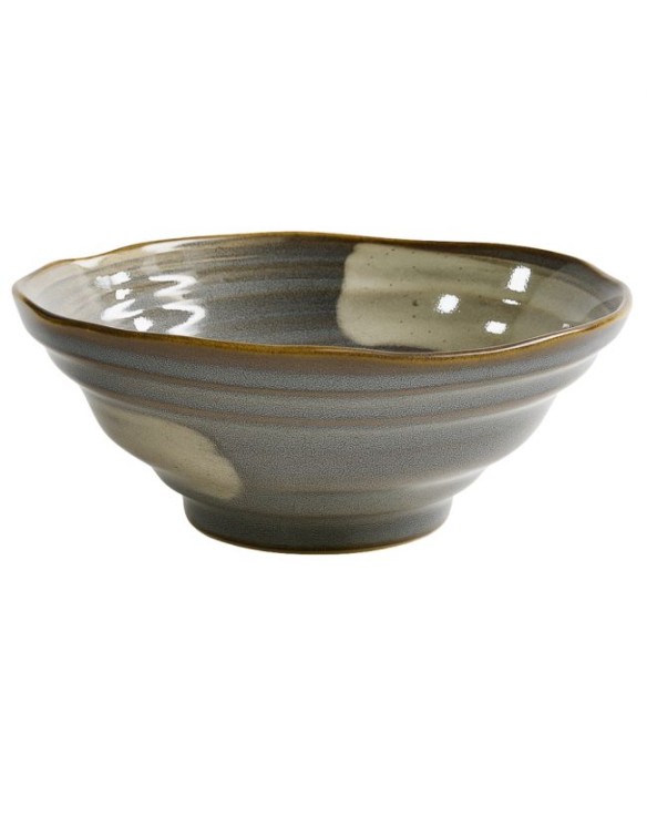 Cuenco de porcelana "verde oliva" 18x7,5CM
