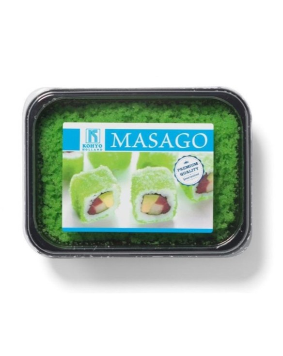 Huevas masago wasabi Kohyo 400g