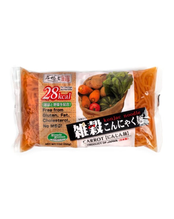Fideo shirataki de zanahoria ishibashiya 200g