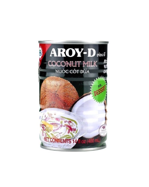 Leche coco dulce lata Aroy-d 400ml